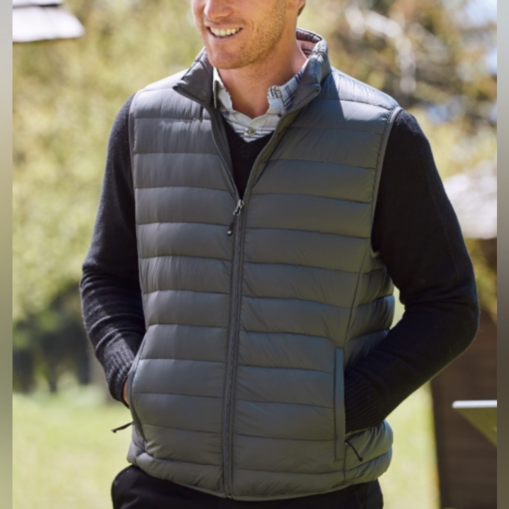 32 Degrees Weatherproof Down Filled Charcoal Puffer Vest